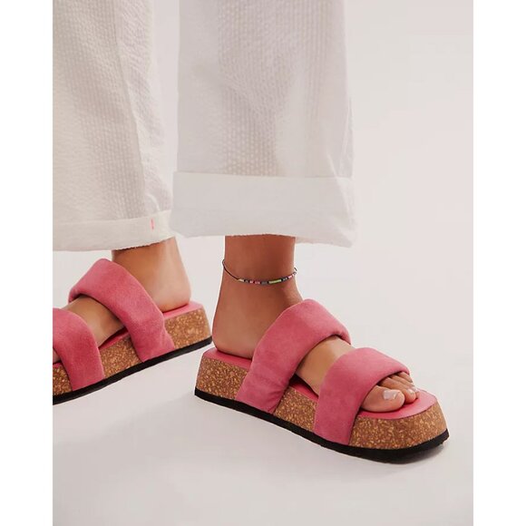 Free People Shoes - 🎉LAST CHANCE🎉 FREE PEOPLE Fairmount Flared Sandals / Watermelon
